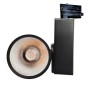 LED Strahler 40W GRAZ Schwarz BRIDGELUX Chip 3-Phasen Schienensystem CRI +90