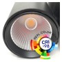 LED Strahler 40W MADRID Schwarz BRIDGELUX Chip 1-Phasen Schienensystem CRI+98