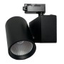 LED Strahler 40W MADRID Schwarz BRIDGELUX Chip 1-Phasen Schienensystem CRI+98