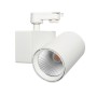 LED Strahler 40W MADRID Weiss BRIDGELUX Chip 1-Phasen Schienensystem CRI+98