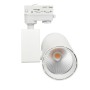 LED Strahler 40W MADRID Weiss BRIDGELUX Chip 3-Phasen Schienensystem CRI+98