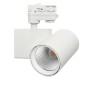 LED Strahler 40W MADRID Weiss BRIDGELUX Chip 3-Phasen Schienensystem CRI+98