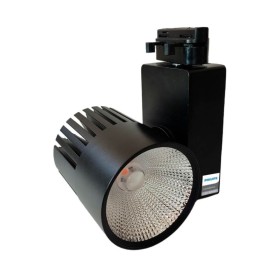 LED Strahler 40W UPPSALA Schwarz BRIDGELUX Chip 1-Phasen Schienensystem CRI+98