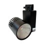 LED Strahler 40W UPPSALA Schwarz BRIDGELUX Chip 1-Phasen Schienensystem CRI+98