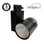 LED Strahler 40W UPPSALA Schwarz BRIDGELUX Chip 1-Phasen Schienensystem CRI+98