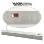 LED Strahler 66W - LINEAR ARENDAL - VOSSLOH - Weiss - 3-Phasen Schienensystem - 150cm
