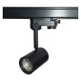 LED-Schieneleuchte 8W Dreiphasen - SCHWARZ - Dimmbarer Triac - 24º - HOHER LUMEN 150Lm/W - CRI+98