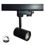 LED-Schieneleuchte 8W Dreiphasen - SCHWARZ - Dimmbarer Triac - 24º - HOHER LUMEN 150Lm/W - CRI+98