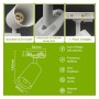 LED-Schienenstrahler 10W Einphasig - EMMEN WEISS - OSRAM CHIP DURIS E 2835