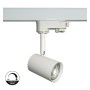 LED-Schienenstrahler 8W Dreiphasen - WEISS - Dimmbar Triac - 24º - HOHE LUMEN 150Lm/W - CRI+98