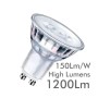LED-Schienenstrahler 8W Einphasig SCHWARZ - Dimmbar Triac - 24º - HOHER LUMEN 150Lm/W - CRI+98