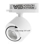 LED-Strahler - 28W - LEIPZIG - Drehstromschiene - Treiber VOSSLOH - Verstellbare Optik - 36º-60º