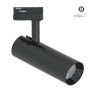 LED-Strahler 30W BERNA Schwarz Chrom Einphasen-Stromschiene DOB Fahrerlos