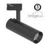 LED-Strahler 30W BERNA Schwarz Chrom Einphasen-Stromschiene DOB Fahrerlos