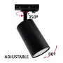 Spot LED pour Rail Monophasé 10W - EMMEN SCHWARZ - OSRAM CHIP DURIS E 2835