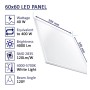 PACK 10stk. LED-Panel 60x60 - SLIM FRAME - 40W Lifud-Treiber - Kein Flackern