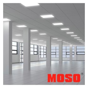 PACK 10pcs. Panneau LED 60x60 40W - Dimmable et programmable DALI-2 - Pilote série MOSO U5