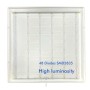 PACK 10stk. LED-Panel 60x60 40W - Dimmbar und Programmierbar DALI-2 - Treiber MOSO U5-Serie