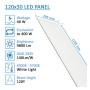PACK 6stk. LED Panel 120x30 40W- Philips Driver