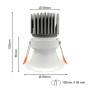 Der 15W LED-Rundstrahler - WEIss - CRI+92 - UGR13