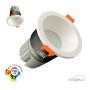 Der 15W LED-Rundstrahler - WEIss - CRI+92 - IP65 - UGR13