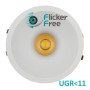 Einbau-LED 6W - 9W - 12W - OMNIA - Bridgelux Chip - UGR11 - 3CCT - CRI +92 - Austauschbare Front