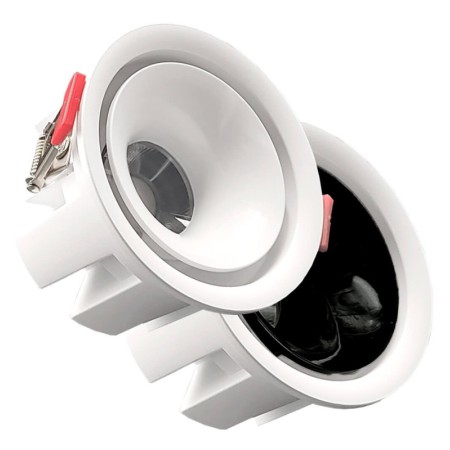 Einbaustrahler LED 6W - 9W - 12W Luxury Weiss - Bridgelux Chip - UGR11 - 3CCT - CRI +92