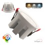 Einbaustrahler LED 6W - 9W - 12W Luxury Weiss - Bridgelux Chip - UGR11 - 3CCT - CRI +92