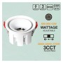 Einbaustrahler LED 6W - 9W - 12W Luxury Weiss - Bridgelux Chip - UGR11 - 3CCT - CRI +92