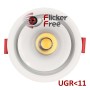 Einbaustrahler LED 6W - 9W - 12W Luxury Weiss - Bridgelux Chip - UGR11 - 3CCT - CRI +92