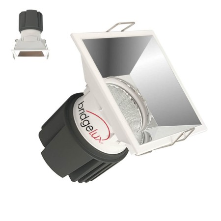 LED Downlight 15W - CHROM - QUADRATISCH - CRI+92 - UGR13