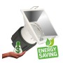 LED Downlight 15W - CHROM - QUADRATISCH - CRI+92 - UGR13