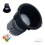 LED Downlight 15W - RUND SCHWARZ - CRI+92 - UGR13