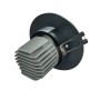 LED Downlight 15W - Schwenkbar - SCHWARZ RUND - CRI+92 - UGR13
