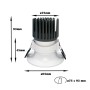 LED Downlight 15W - WEISS RUND - CRI+92 - UGR13