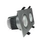 LED Downlight 30W - Schwenkbar - SILBER Doppelt - CRI+92 - UGR13