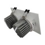 LED Downlight 30W - Schwenkbar - WEISS Doppelt - CRI+92 - UGR13