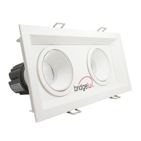 LED Downlight 30W - Schwenkbar - WEISS Doppelt - CRI+92 - UGR13