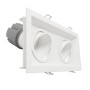 LED Downlight 30W - Schwenkbar - WEISS Doppelt - CRI+92 - UGR13