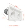 LED Downlight 30W - Schwenkbar - WEISS Doppelt - CRI+92 - UGR13