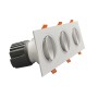 LED Downlight 45W - Schwenkbar - WEISS Dreifach - CRI+92 - UGR13