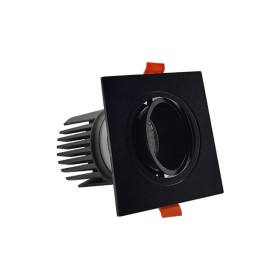 LED Downlight Quadratisches 15W - Schwenkbar - SCHWARZ - CRI+92 - UGR13
