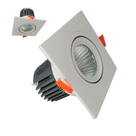 LED Downlight Quadratisches 15W - Schwenkbar - WEISS - CRI+92 - UGR13