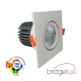 LED Downlight Quadratisches 15W - Schwenkbar - WEISS - CRI+92 - UGR13