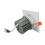 LED Downlight Quadratisches 15W - Schwenkbar - WEISS - CRI+92 - UGR13