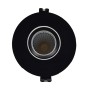 LED Downlight Rund 15W - Schwenkbar - Schwarz - CRI+92 - UGR13