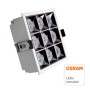 LED Einbaustrahler 40W mit OSRAM Chip PALACE 24º UGR17 140lm/W