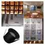 LED Strahler Downlight 5W - Schwarz - Bridgelux Chip - UGR13