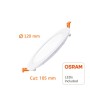 LED Einbauleuchte 8W Kreisförmig - OSRAM CHIP DURIS E 2835