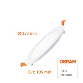 LED Einbauleuchte 8W Kreisförmig - OSRAM CHIP DURIS E 2835